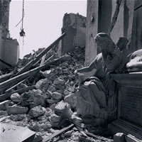 foto di repertorio del terremoto 1976