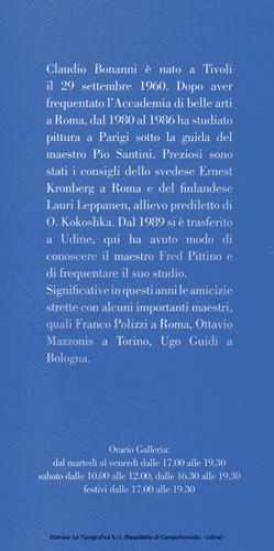 breve biografia di Claudio Bonanni